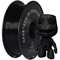 GEEETECH Filamento PLA 1.75mm Nuevo Negro- filamento de impresora 3D PLA 1kg Carrete